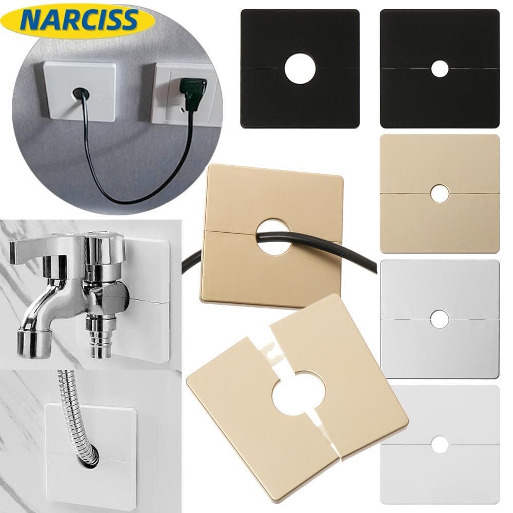 NARCISSUSPW Vents Decor Cap Hole Ornament Útil Hardware Decorativo Separável Móveis Parede Fio Buraco Capas