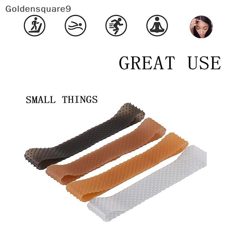 goldensquare9 Silicone Elástico Peruca Aperto Banda Para Fix Perucas Esporte Transparente Bla Yoga Sweatproof Antiderrap