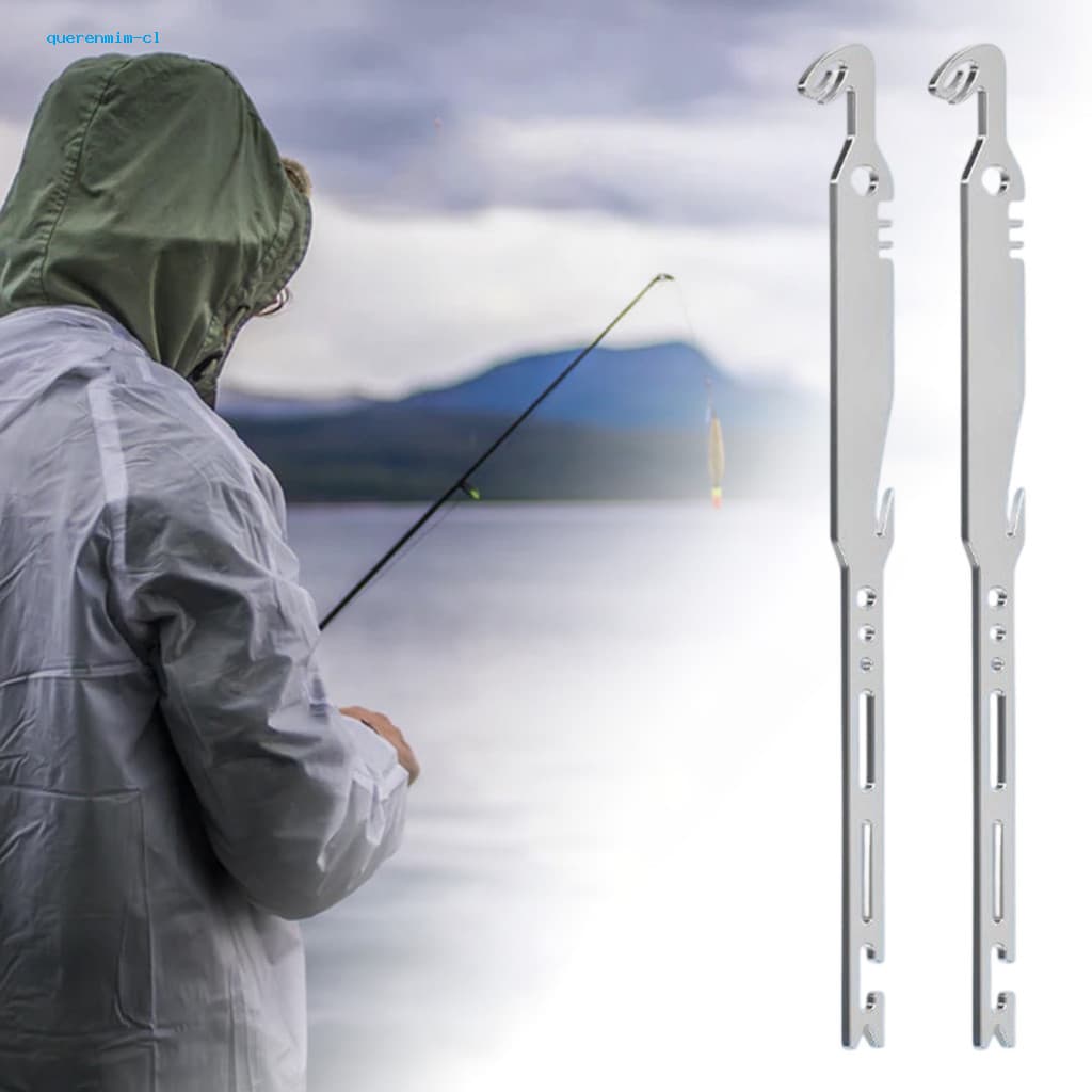 Suprimentos De Pesca Do Pescador De 2 Pces , Dispositivo De Remoção De Gancho De Aço Inoxidável Com Laço De Segurança