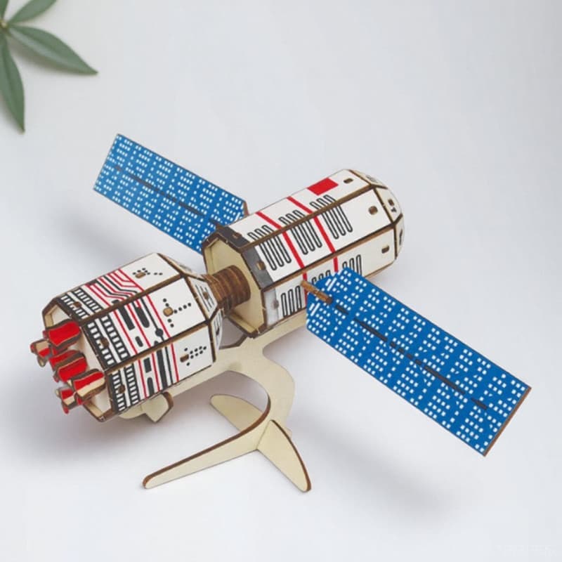 Beidou Satellite Beidou Satellite Puzzle Brinquedo Tridimensional Puzzle Modelo Modelo Hand-As