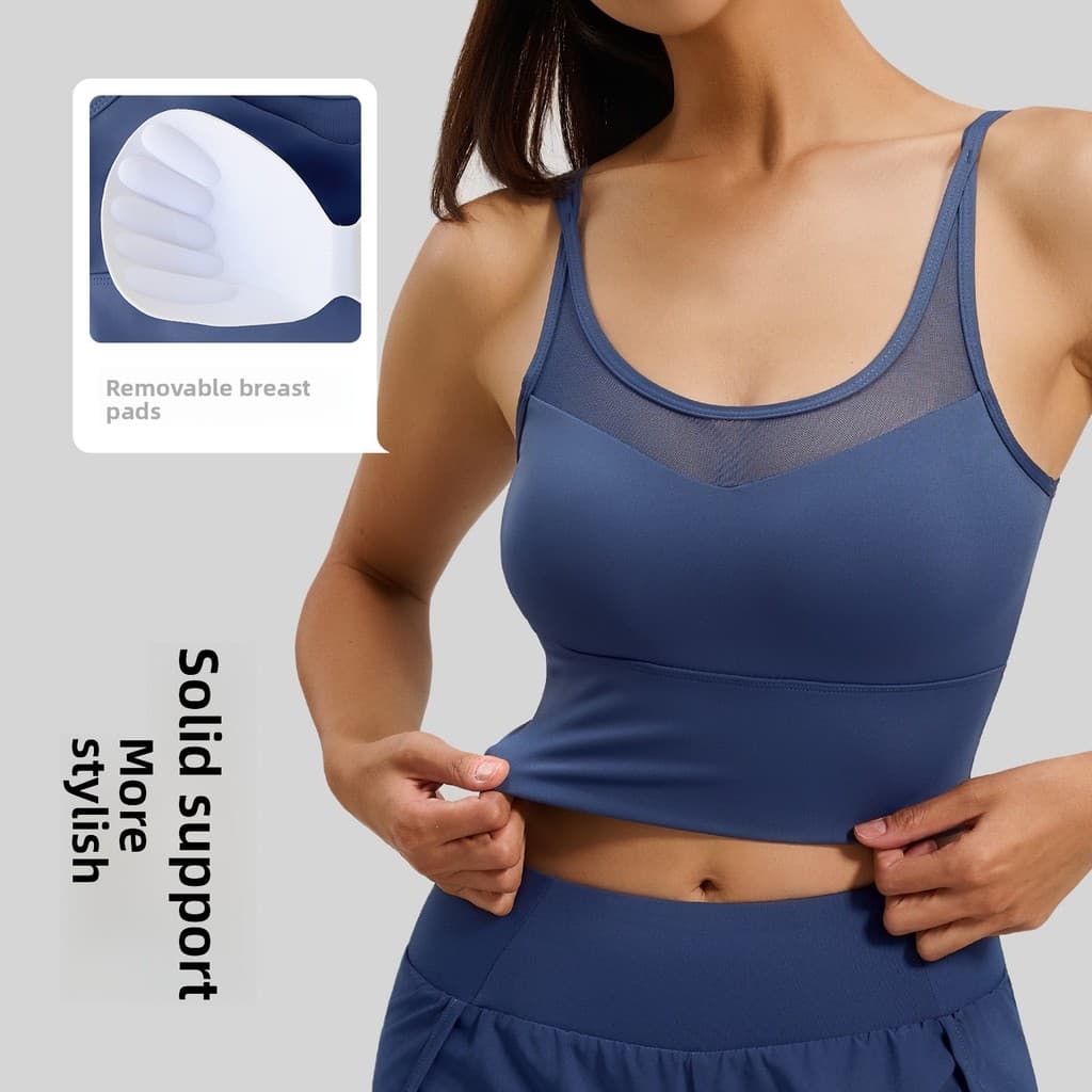 Roupa íntima de Fitness esportiva Push-Up à prova de choque