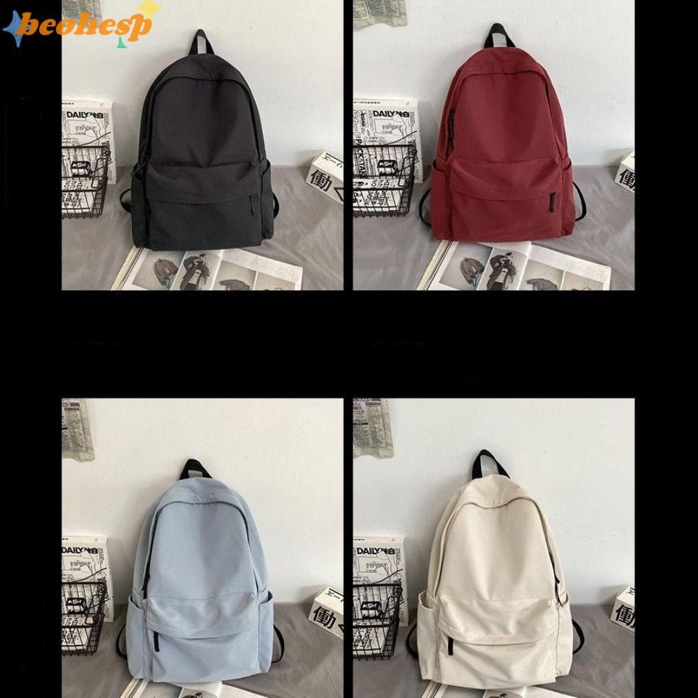 Mochila Versátil BEOHESP , Escolar Impermeável De Grande Capacidade Para Estudantes , Bolsa De Viagem De Nylon Lavável