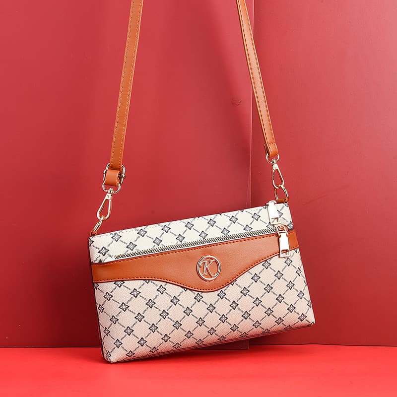 Bolsa novo estilo 2026 bolsa feminina novo estilo moda bolsa de ombro de couro macio bolsa feminina de meia-idade bolsa