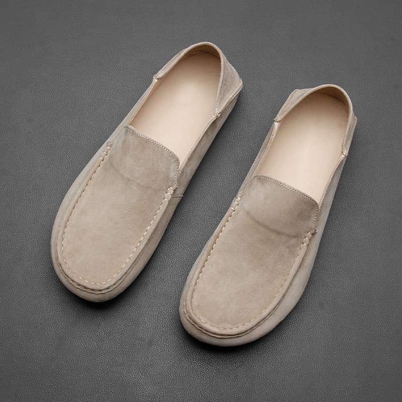 Sapatos masculinos estilo dinheiro antigo sola macia ervilhas sapatos masculinos de um Pedal Retro conjunto pé mocassins