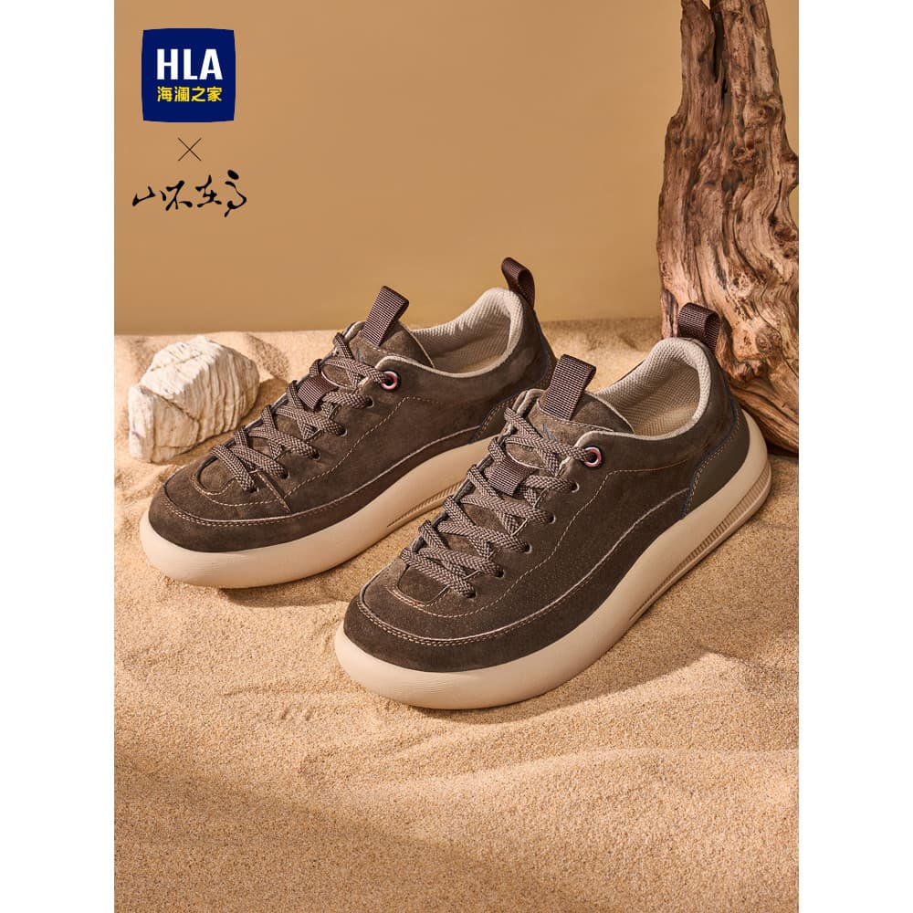 HLA/Hailan House Sapatos Masculinos 2026 Novos Sapatos Casuais Masculinos Confortáveis Resistentes ao Desgaste Leve All-