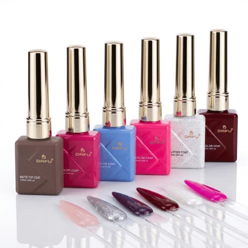 Esmalte em Gel Dafu 10ml UV LED Profissional Alta Pigmentação para Unhas