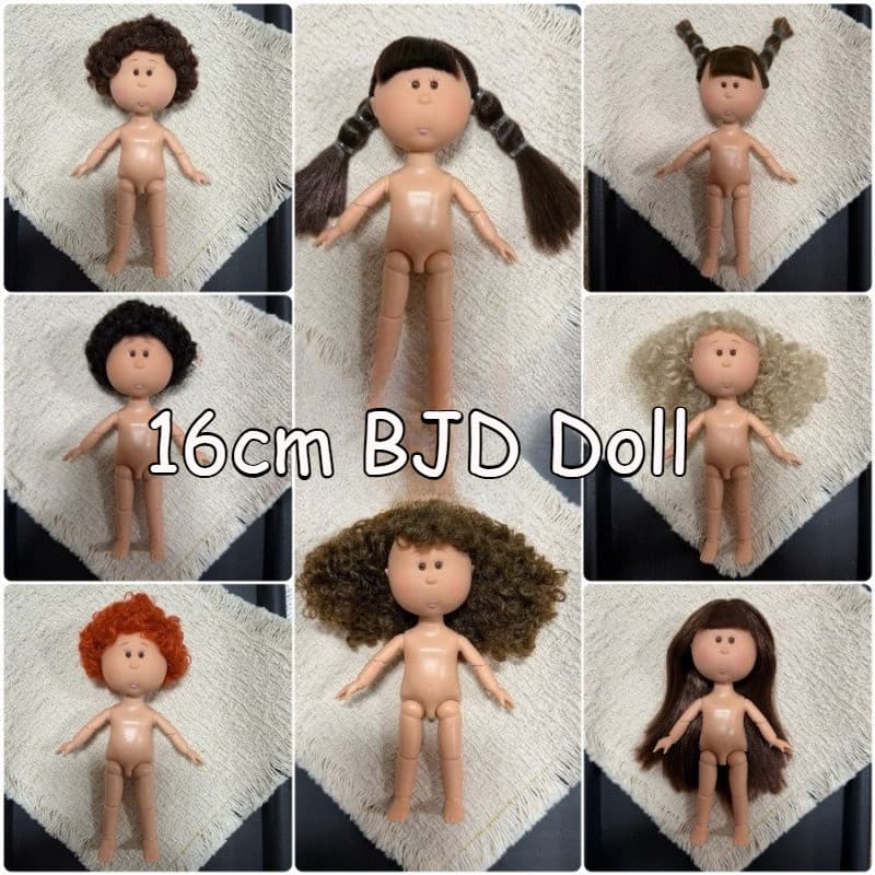 Mini Boneca De Batata De 16 Cm BJD Corpo Sólido 13 Articulações DIY Vestir
