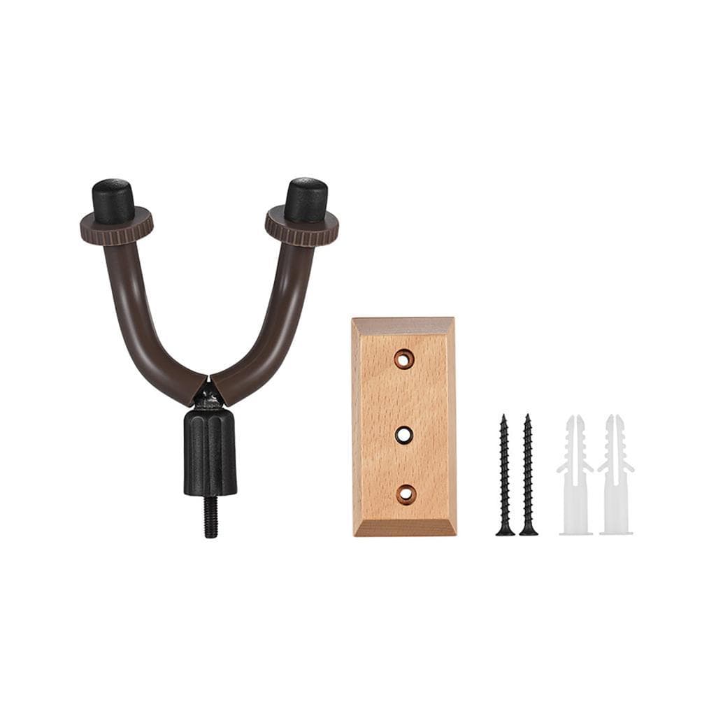 fireworksdm.br-SIP GH-01 Cabide de guitarra de madeira para montagem na parede, suporte para guitarras elétricas