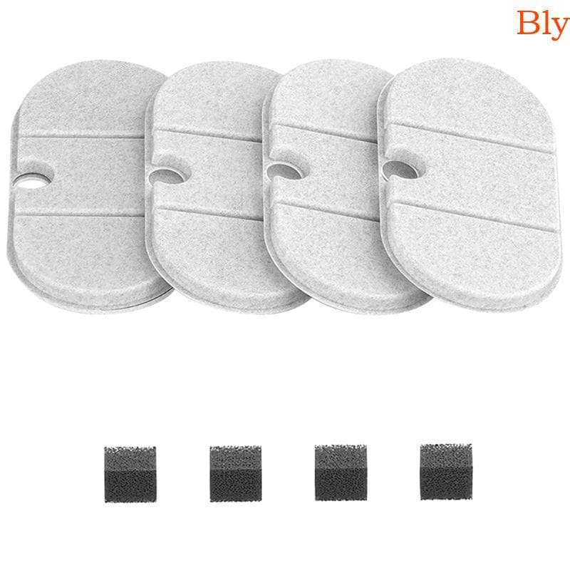 Bly Pack De 4 Filtros De Reposição Para Fonte Automática Animais De Estimação De Água Gatos