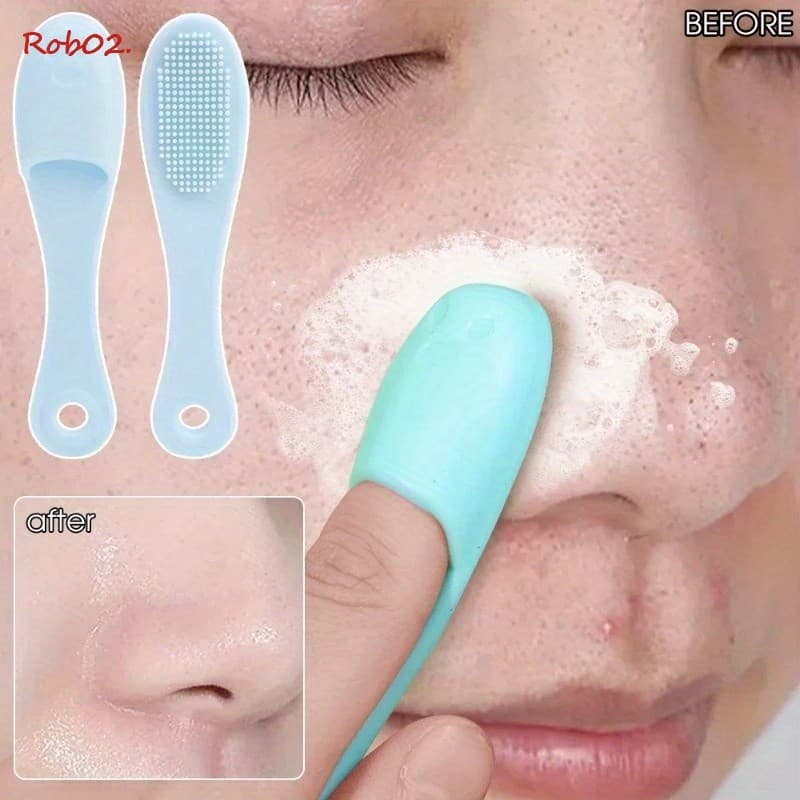 [Rob] Limpador De Poros Facial Portátil Cravo Escovas De Massagem Dupla Face Ferramenta De Limpeza De Beleza Esfoliante
