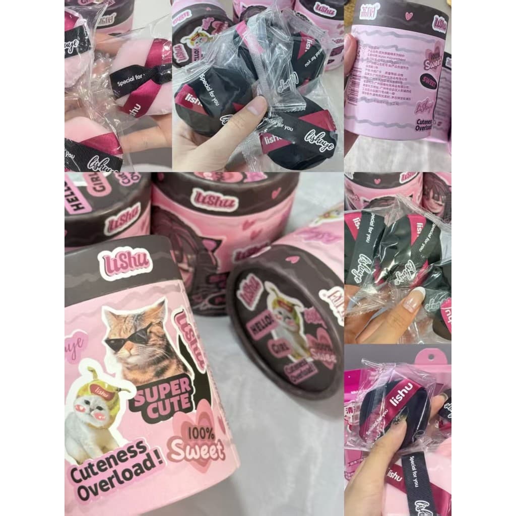 Lyshu Cool Spicy Series Pó Solto Puff Soft Fleece Reunindo Fosco Ajuste Uniformemente Foco Suave Maquiagem Rápida
