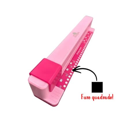 FURADOR QUADRADO PARA ENCADERNAÇÃO MANUAL PAPEL A4/A5/A6/A7/B5/B6/B7