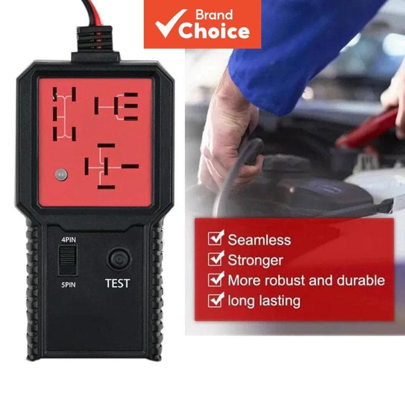 Kit Testador De Relé Automotivo Alimentado Por Bateria 4/5 Pinos Verificador Ferramenta De Diagnóstico De Carro 12v