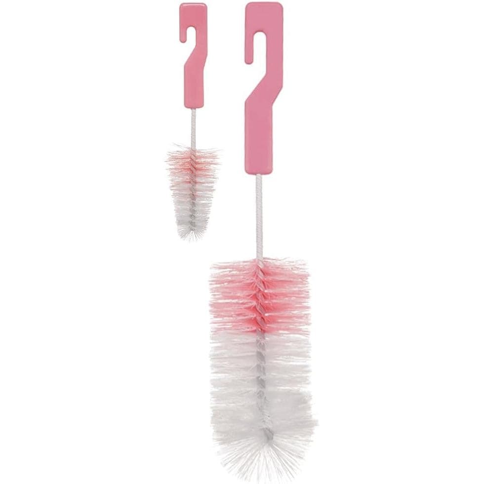 Kit Escovas Mamadeira e Bico Rosa - Buba