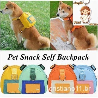 Mochila para Animais de Estimação para Filhotes, Cães, Gatos, Colete Peitoral com Guia, Mini Bolsa de Ombro, Bag024-167/
