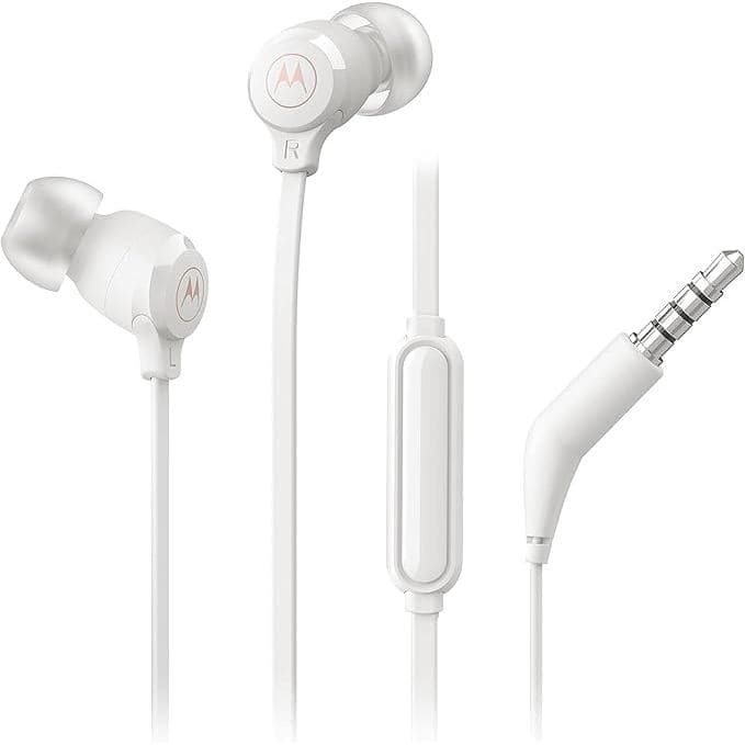 Fones Earbuds 3-S com Fio e Microfone, Intra-Auriculares Confortáveis, Cabo Antienrosco, Graves Nítidos – Preto