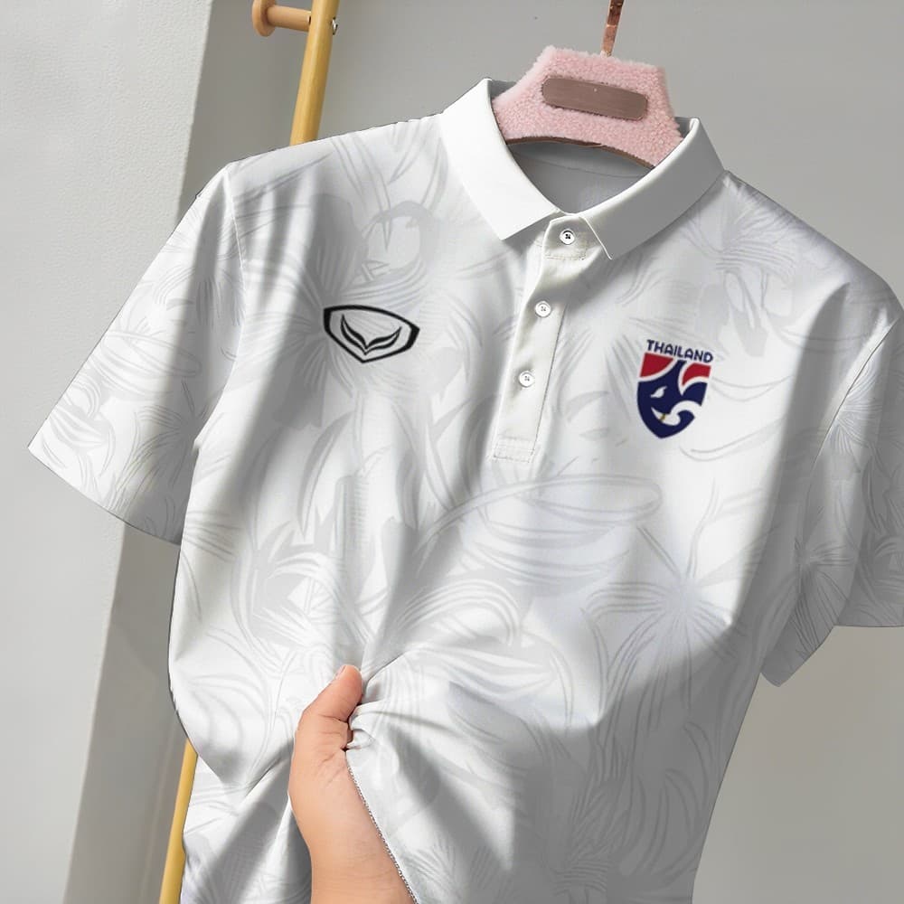 Camisa Polo estampada por sublimação 3D emblema de futebol masculino turquesa padrão abstrato de secagem rápida Top Casu