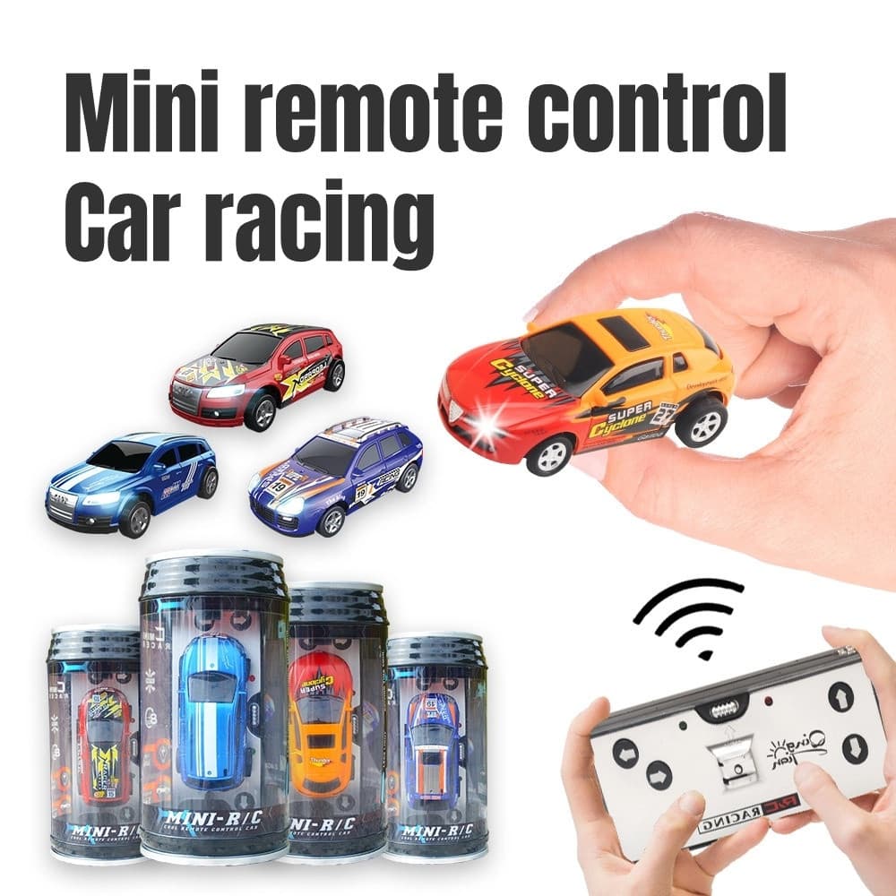 Lata Elétrica Infantil Mini Controle Remoto Sem Fio De Quatro Vias Corrida Menino Pode Derivar Carro De Brinquedo