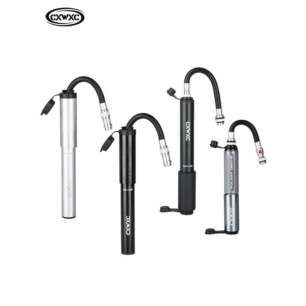 CXWXC bomba de alta pressão para bicicleta, com mangueira, Mountain Bike, portátil, Mini bomba de ar, boca francesa amer