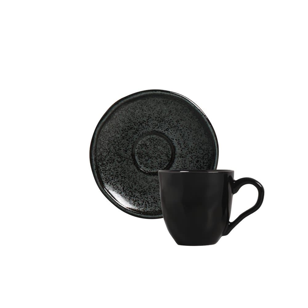 Conjunto c/ 6 Xícaras de Café c/ Pires Daily Intense 70ml - PORTO BRASIL
