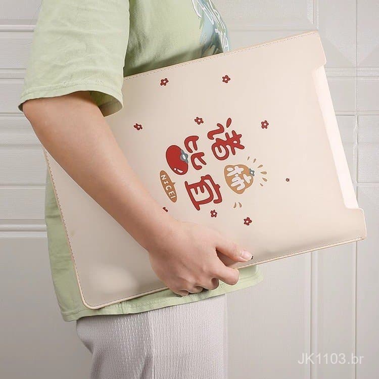 Adequado para bolsa de armazenamento de tablet, capa protetora interna para iPad, couro impermeável, BCIZ não magnético.