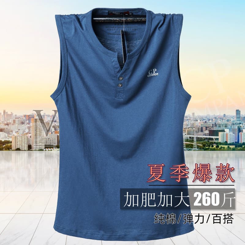2026 colete esportivo masculino puro algodão colete camiseta basquete correndo respirável suor-absorvente sem mangas col