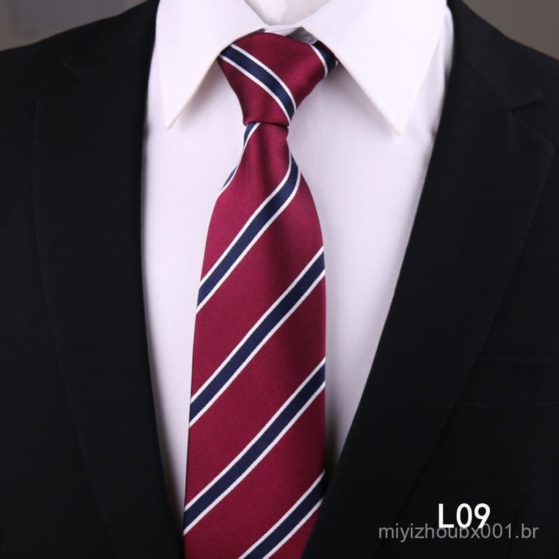 Gravata listrada cor bordô, roupa formal masculina, gravata de casamento, gravata vermelha, gravata de negócios, BEKS