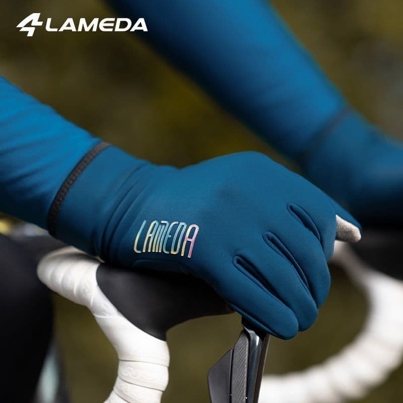 Lameda lameda luvas de ciclismo inverno à prova de vento quente bicicleta profissional Mountain Road ciclismo das mulher