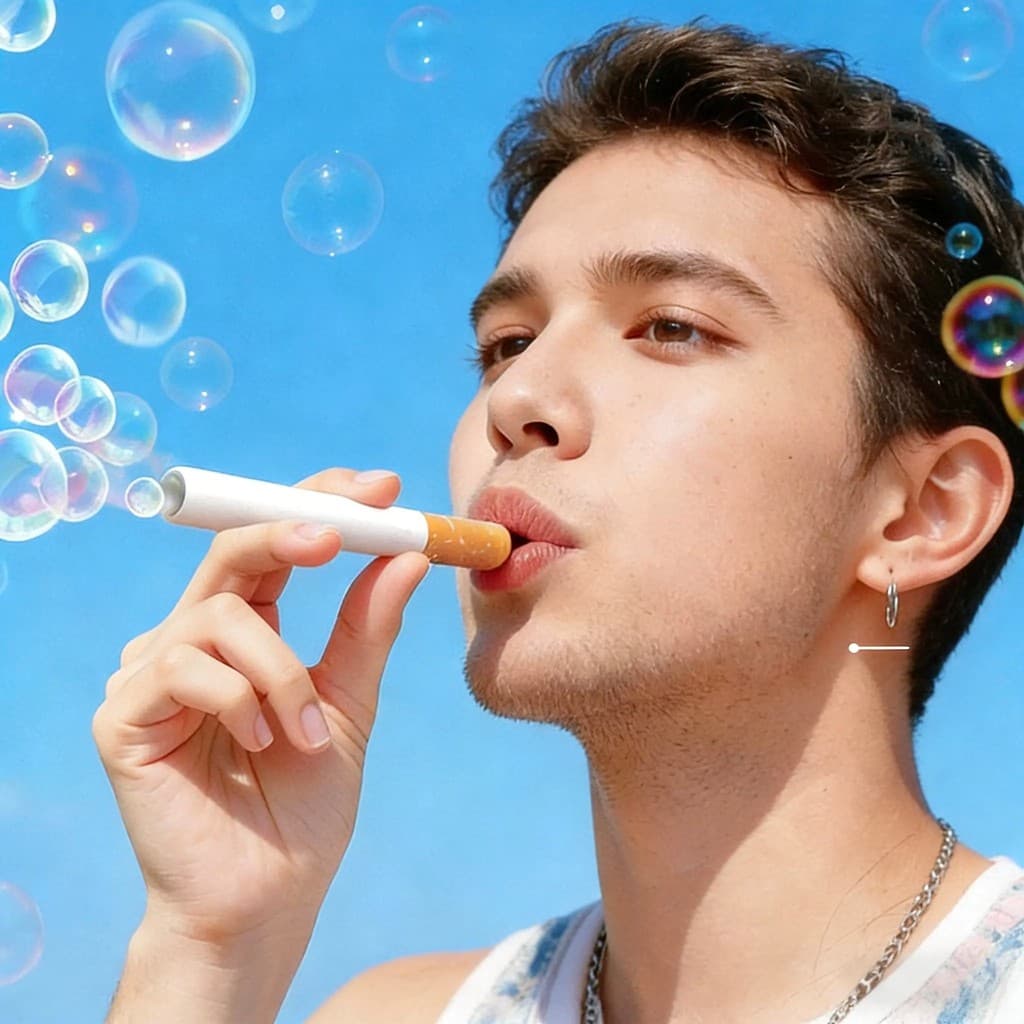 Brinquedo Bubblero Bubble Pack, Presente Engraçado para Fumantes, Presente de Dia dos Pais para Papai que Fuma, Brinqued