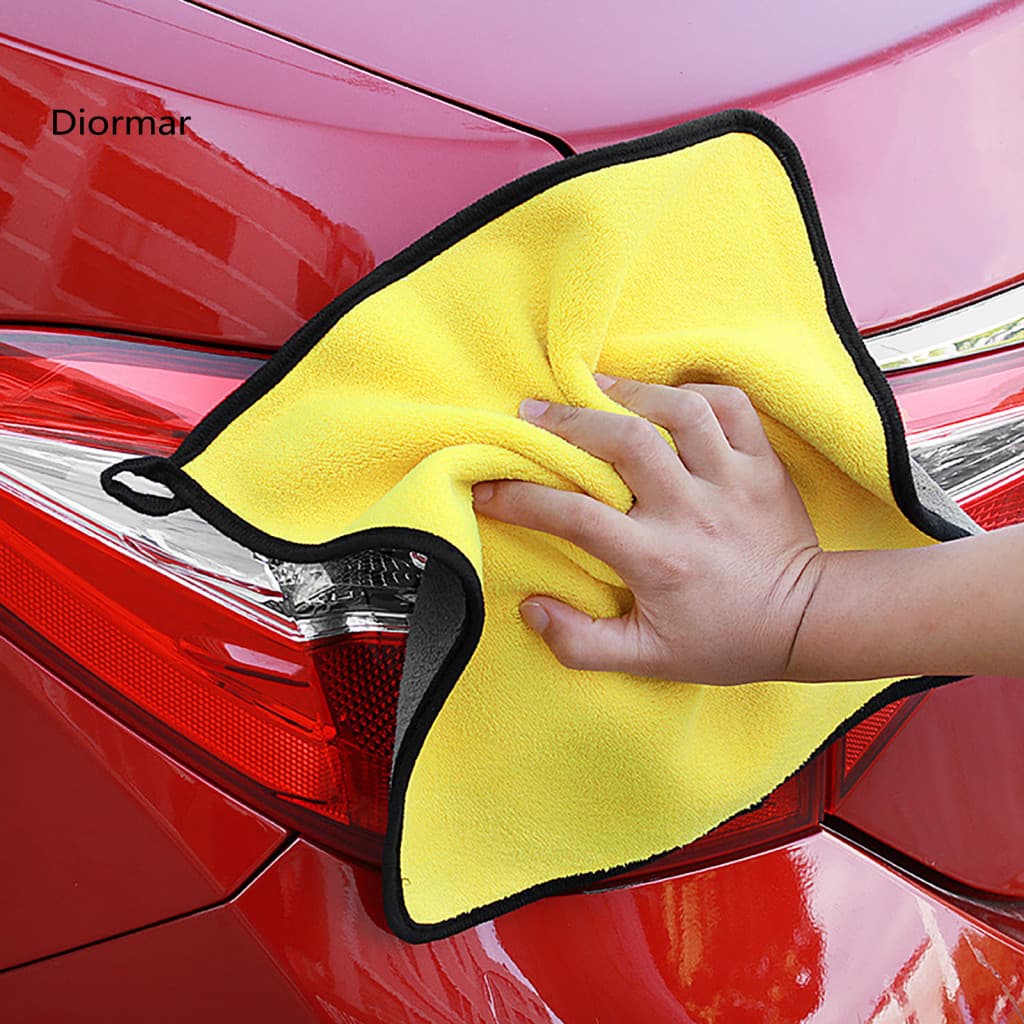 Car Wash Mitt Super Absorbent Large Microfiber Towels – Reusable Lint-free Machine Washable Drying Detailing Cloth for