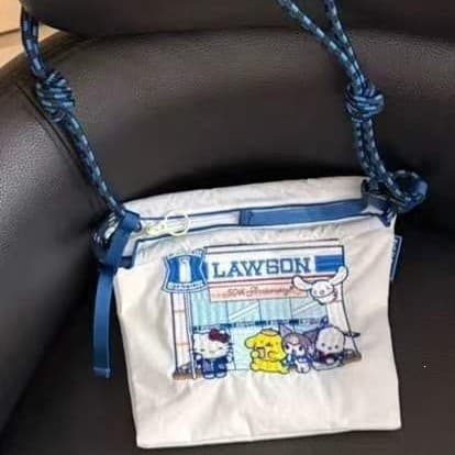 2026 novo estilo cruson bonito bordado lona pequena bolsa menina ombro mensageiro saco de armazenamento com zíper estuda