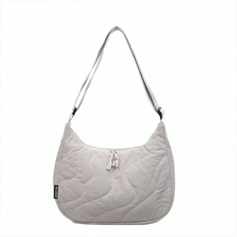 Bolsa transversal feminina de grande capacidade, bolsa de ombro para uso diário, bolsa leve estilo dumpling, bolsa trans