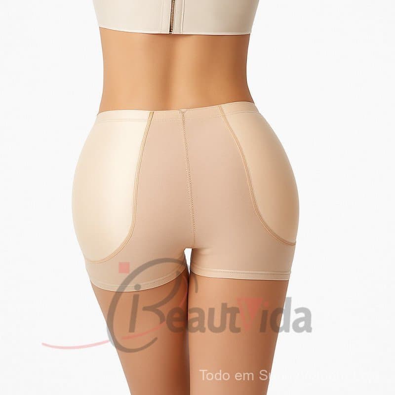 Calcinha Short Aumenta Quadril Com Enchimento