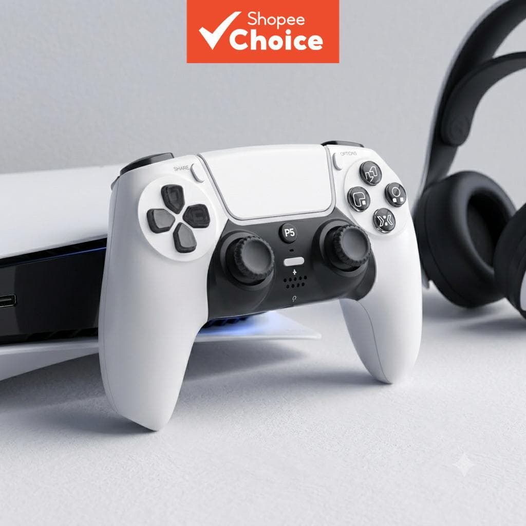 Acessórios para jogos GAMINJA P50, suporte para controle de jogo compatível com PC/Android/controle de PS5