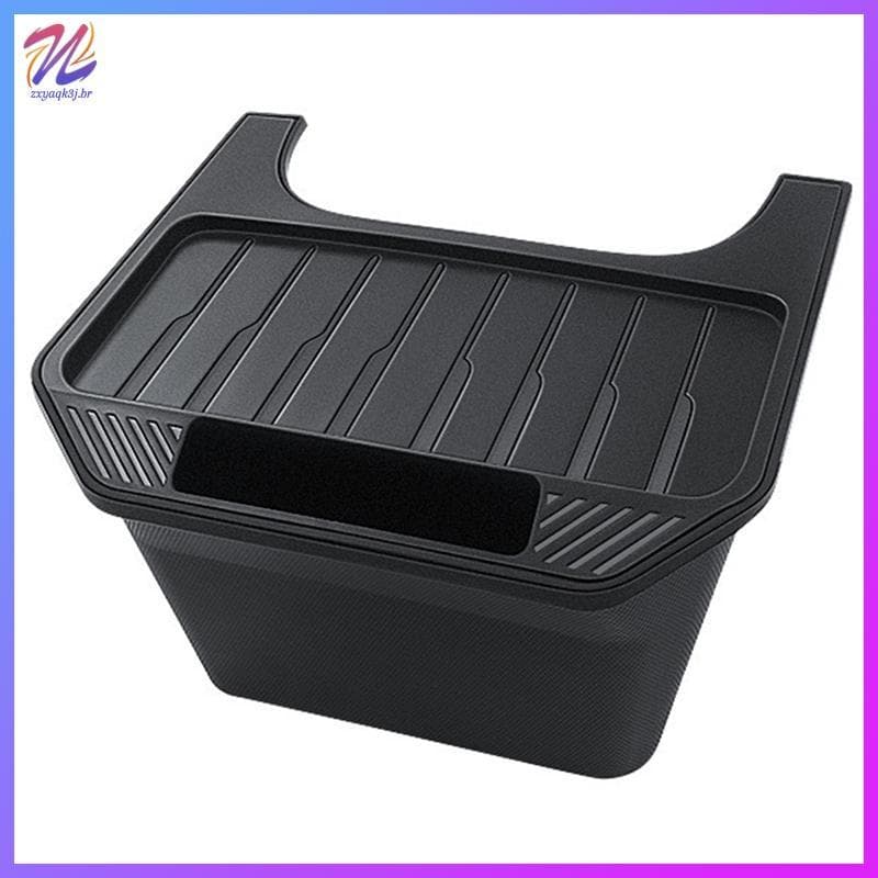 Lixeira De Carro , Console Central Traseiro , Caixa De Armazenamento Para Modelo 3/Y , Acessórios Interiores De Guarda-C