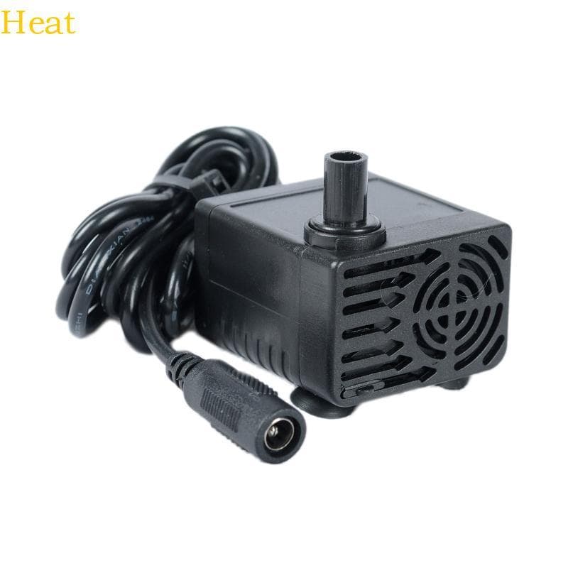 Calor Ultra-Silencioso Mini Sem Escova Para Bomba De Água DC 9-12V Fonte Submersível Aquário Circulando Solar P