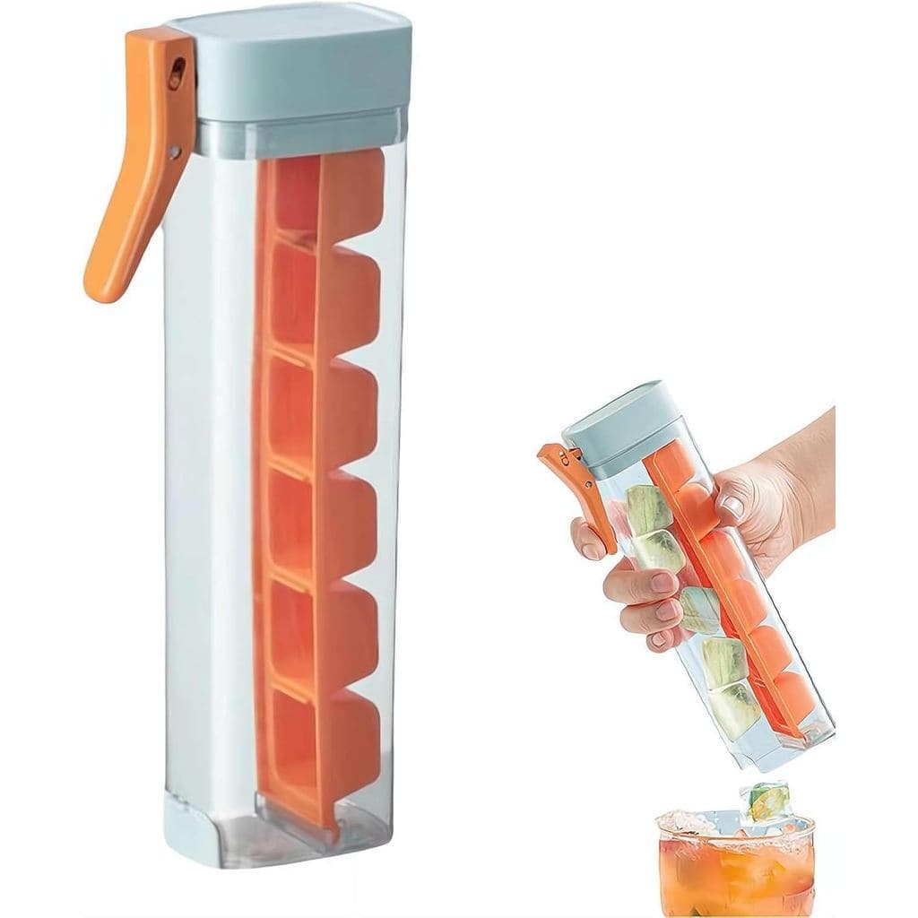 Forma para fazer cubos de gelo, bandeja para cubos de gelo, molde para cubos de gelo quadrados, forma para cubos de gelo