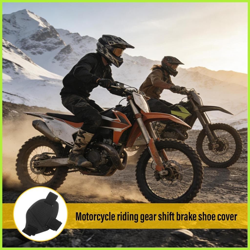 Protetor De Sapato De Mudança De Motocicleta Ergonômico Anti Deslizamento Respirável Esteira Da Capa Engrenagem Para Mot