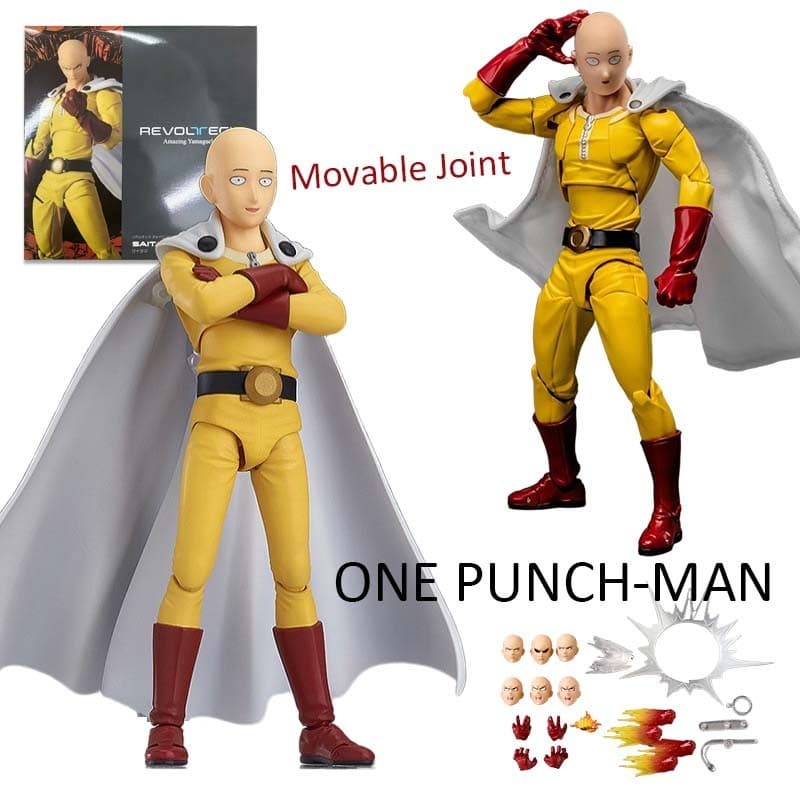 One Punch-man Saitama Modelo De Articulação Móvel Brinquedos Figma 310 # Decorações De Bonecos De Ação