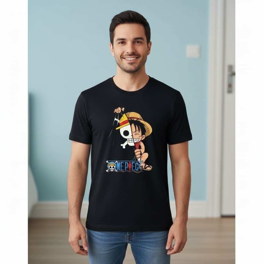 Camiseta Luffy Gear Fourth Blusa Infantil/Adulto Camisa JUVENIL do One Piece Roupa de Anime Unissex