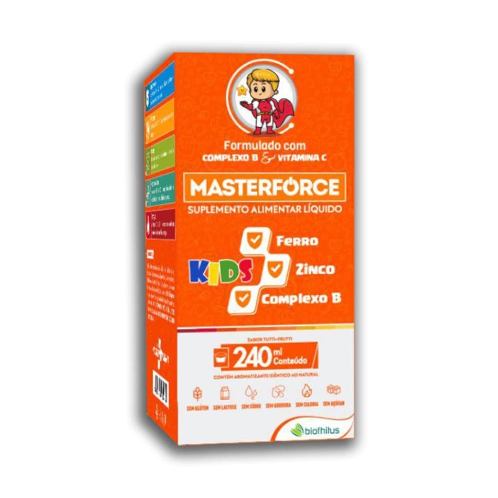 Suplemento Masterforce Kids Complexo B 240Ml - Biofhitusu