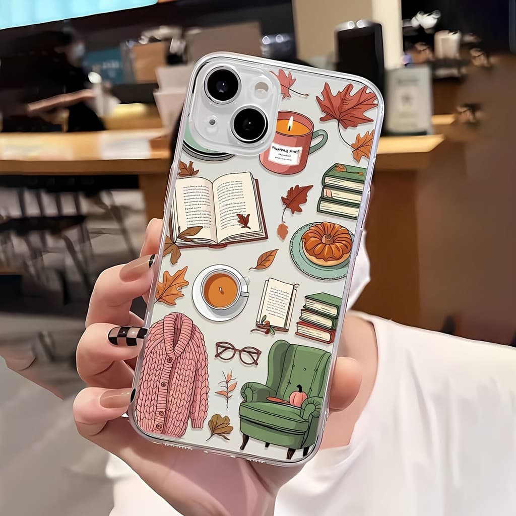 Capinha Capa para MOTO E40 G14 G10 G20 G30 G22 G24 G34 G52 G54 G60 G84 Vida Literária transparente Anti-impacto