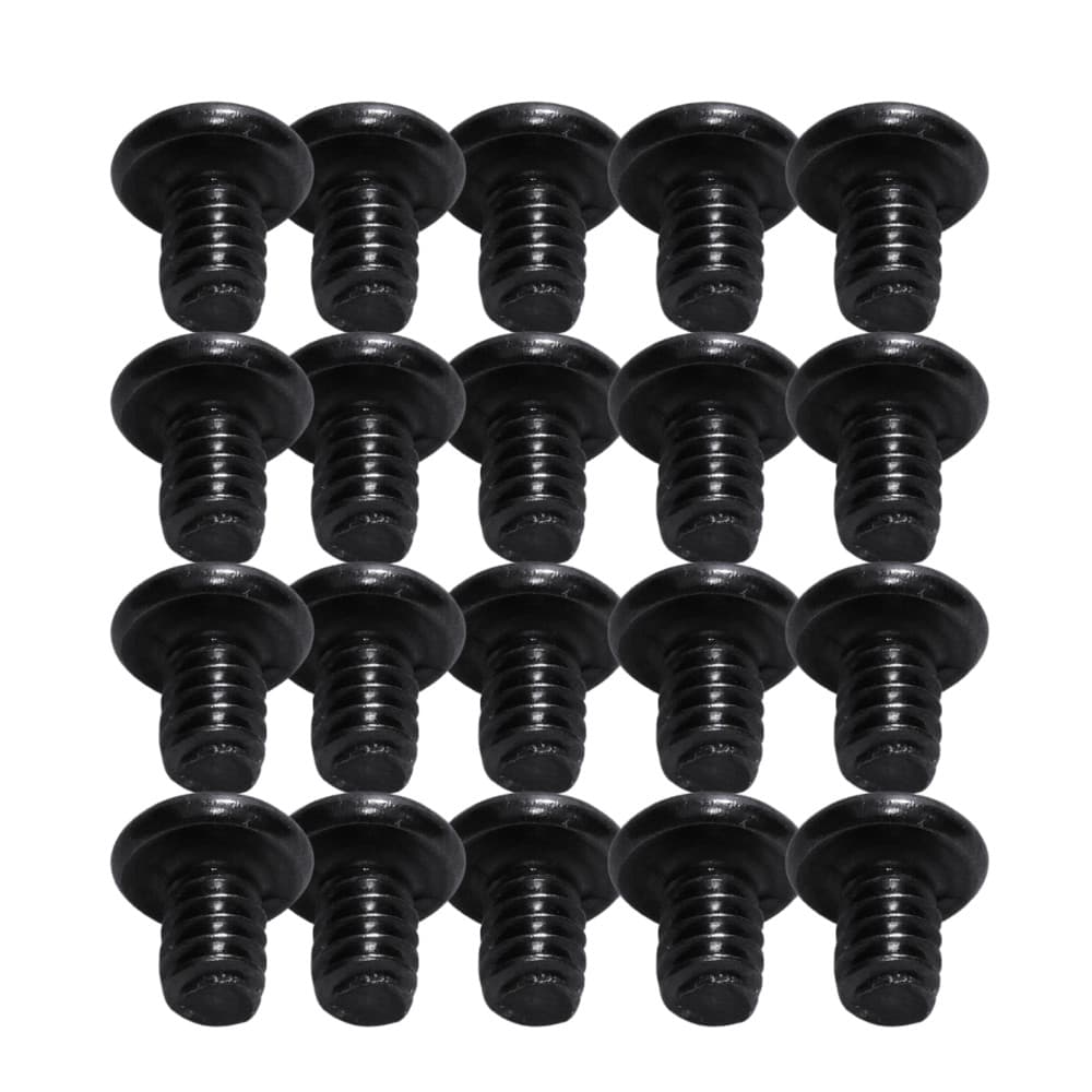 Kit Parafusos para usos diversos 3.2mm kit 20 Unidades preto