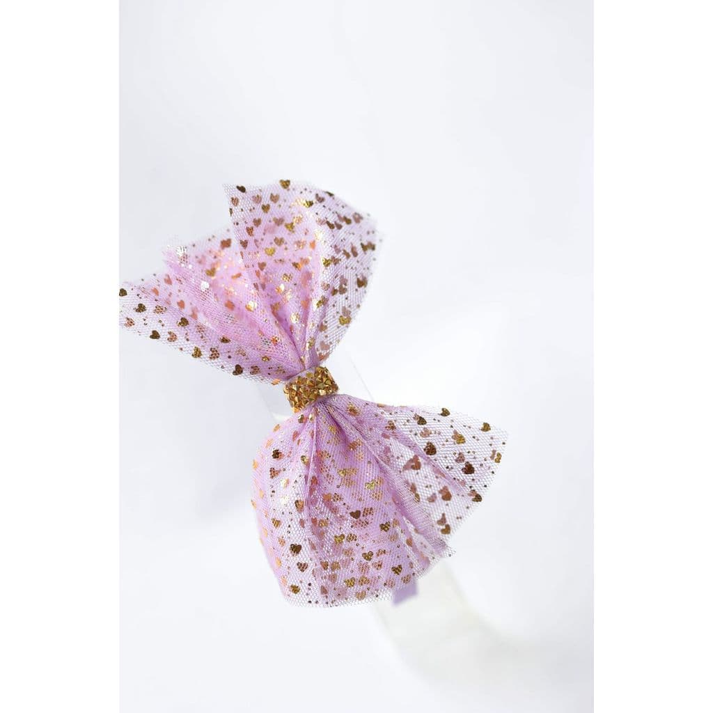 Arco de cabelo infantil /Tiara luxo/ infantil lilás/ Diadema /Tiara tule/ laço Lilás  / Tendência / coleção festas