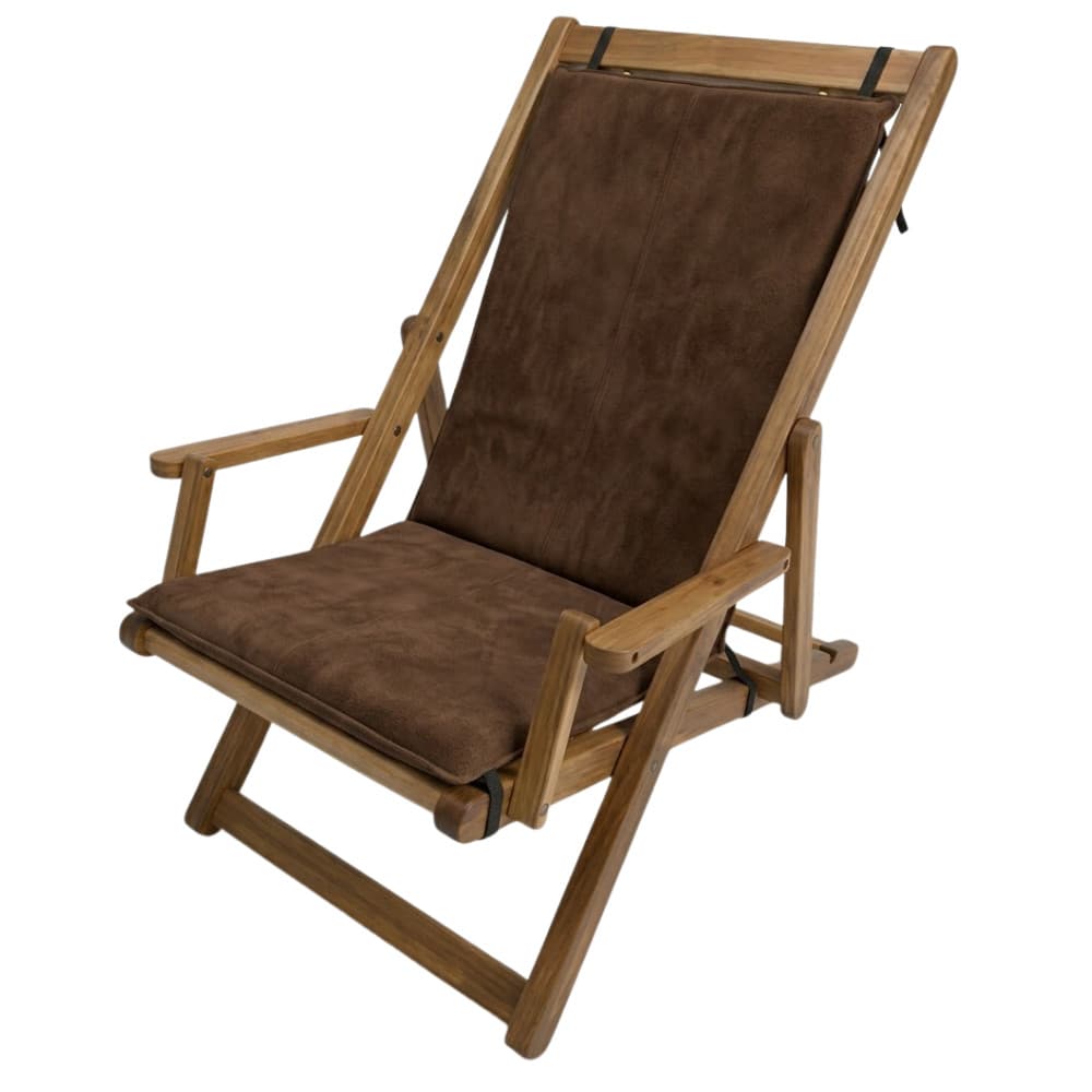 ENCOSTO C/ ASSENTO P/ CADEIRA  100% ESPUMA D26 SUEDE MARROM