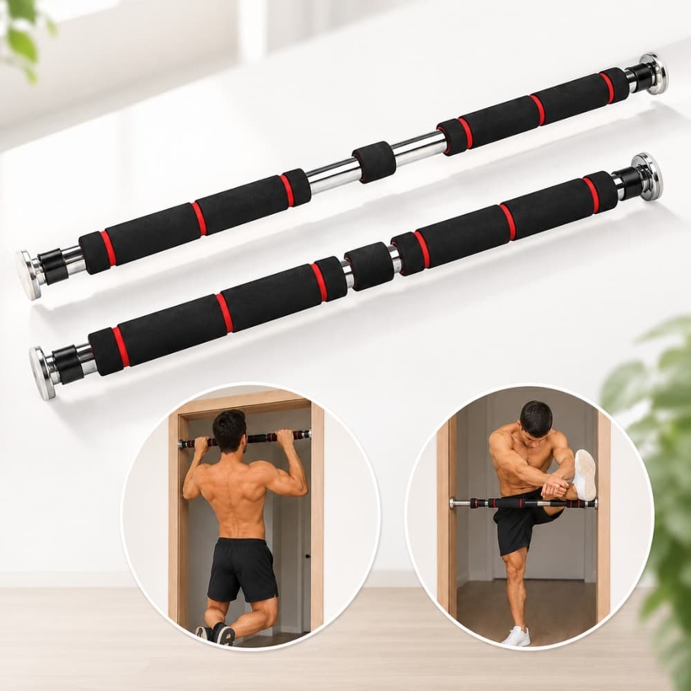 Barra Fixa de Porta P/ Exercícios Ajustável 62 a 100cm Deend