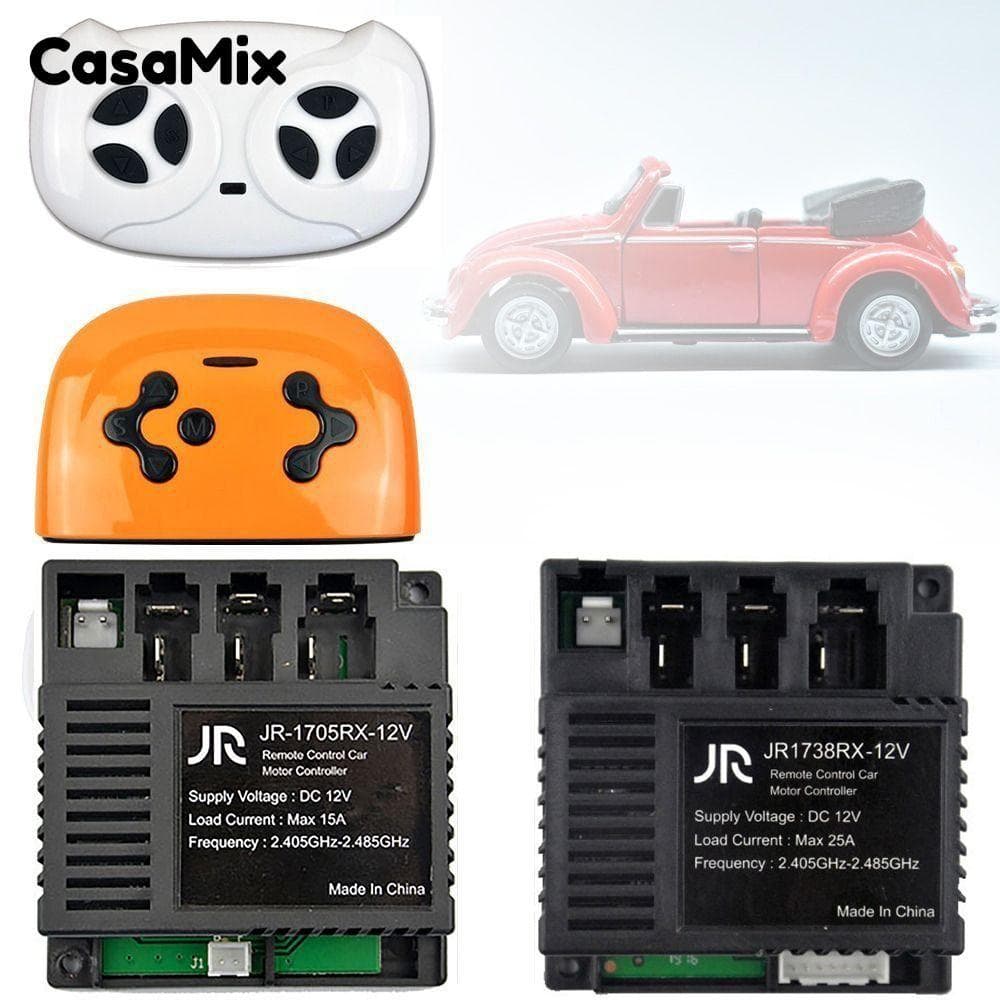Controle Remoto WOL1 , Carro Elétrico Infantil JR-1705RX-12V , DIY Smooth Start 2.4G Bluetooth 1738RXW