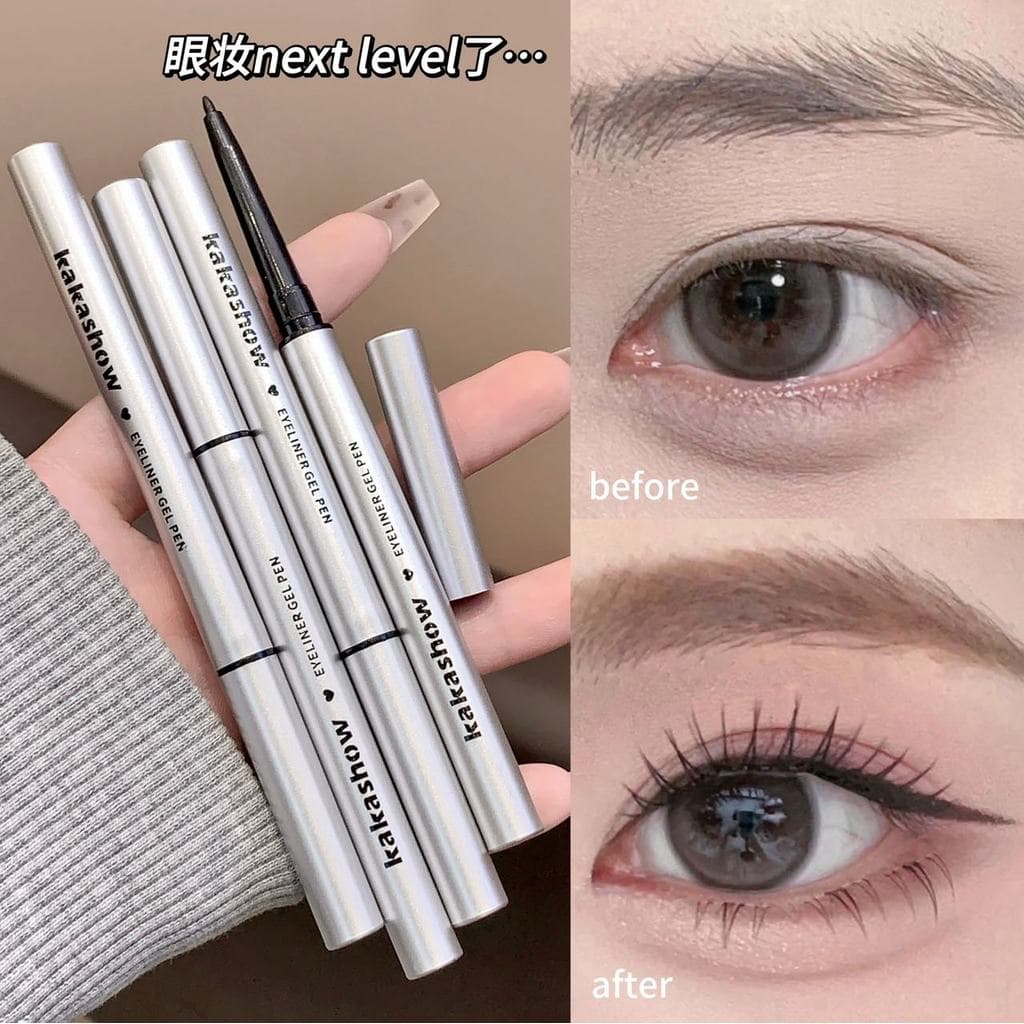 2025 delineador iniciante iniciante sedoso segurando maquiagem caneta Gel marrom venda quente não-lying bicho da seda ca