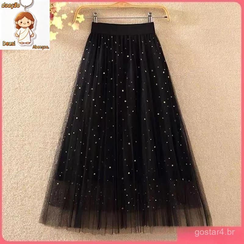 Oferta Especial Brilhante Saia De Tule Moda Feminina Confortável Adulto Outskirt Lered Elegante New Midi Saia De Tule Pa
