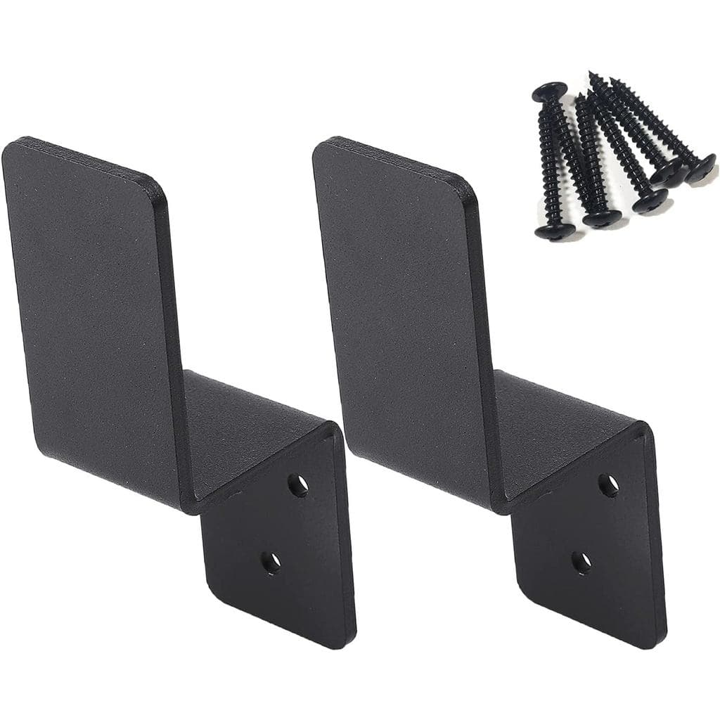 Suportes para Barreira de Porta 2x4 | Suporte de Aço Reforçado para Barra de Segurança de Porta, Suporte de Barra de Fec